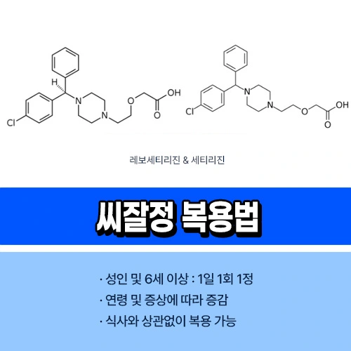 씨잘정 복용법