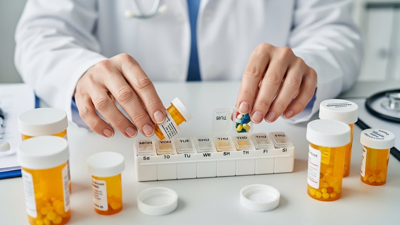 운동과 약물치료 관련 사진