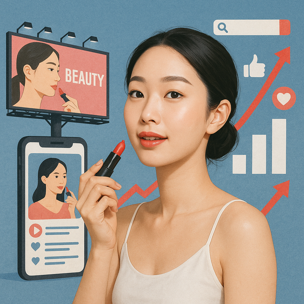 K뷰티 광고 시장 변화