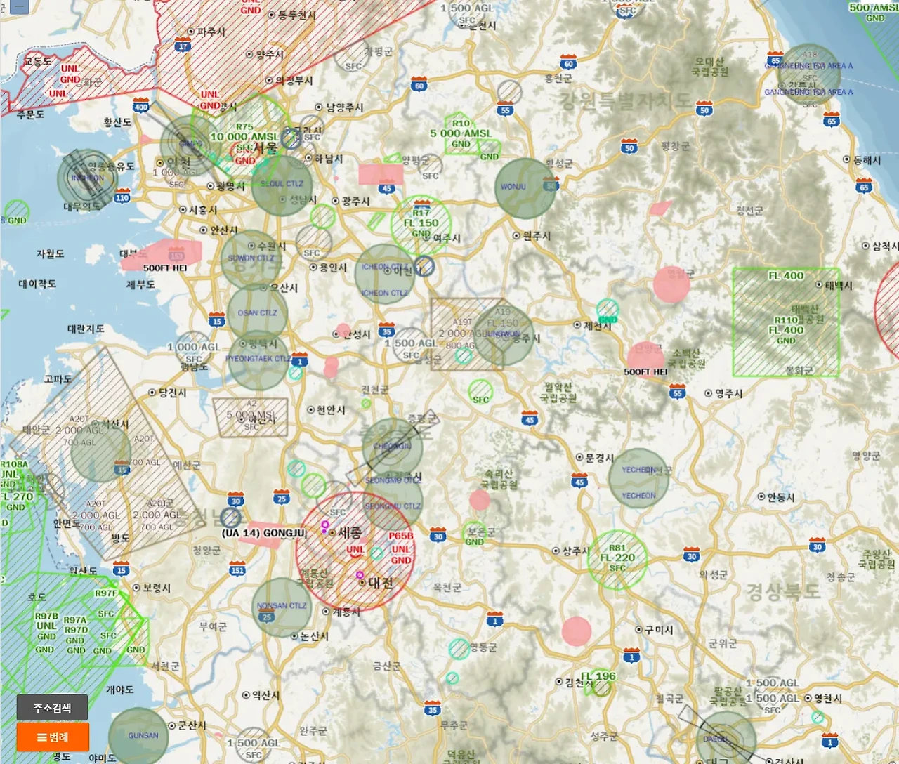 FPV 드론 비행을 위한 비행금지 구역 확인하기