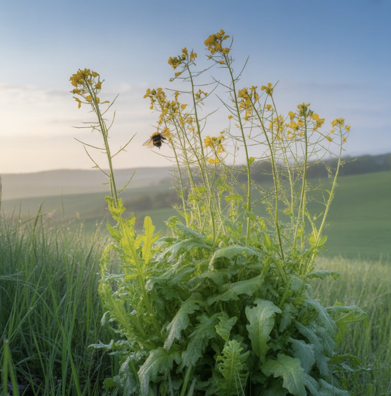 갑자기 솟아난 노란 꽃, 어떡하죠?