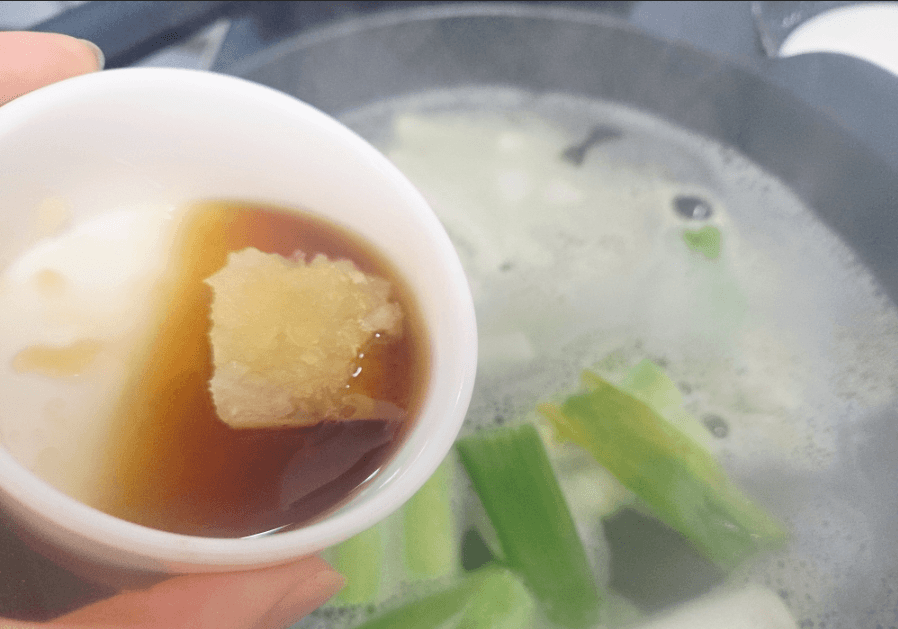 육수 간하기