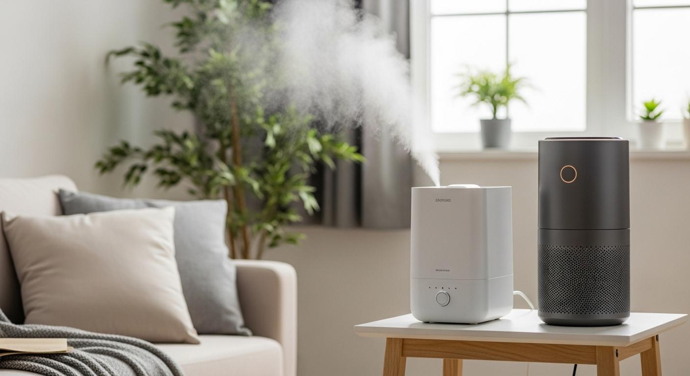 가습기 공기청정기 동시 사용