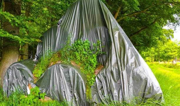 송진, 진흙, 점토 - 천연 방수제 실험기