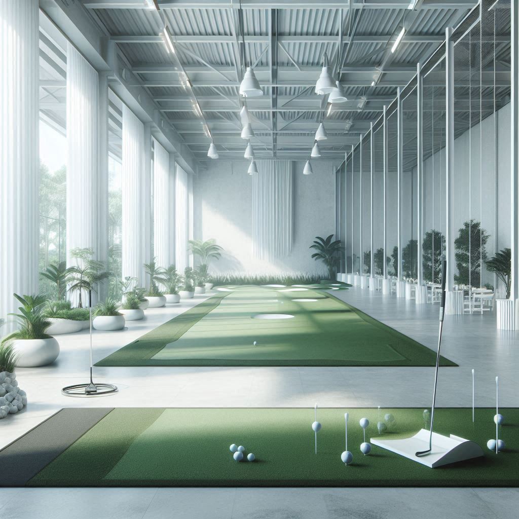실내골프연습장 배경