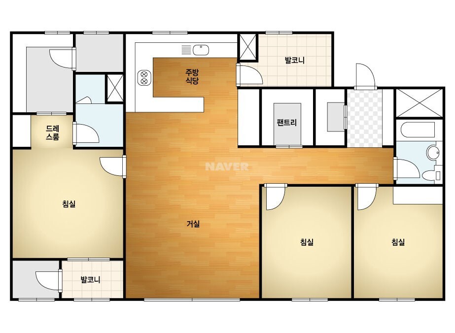 영종하늘도시 이편한세상 오션하임 - 84A 평면도