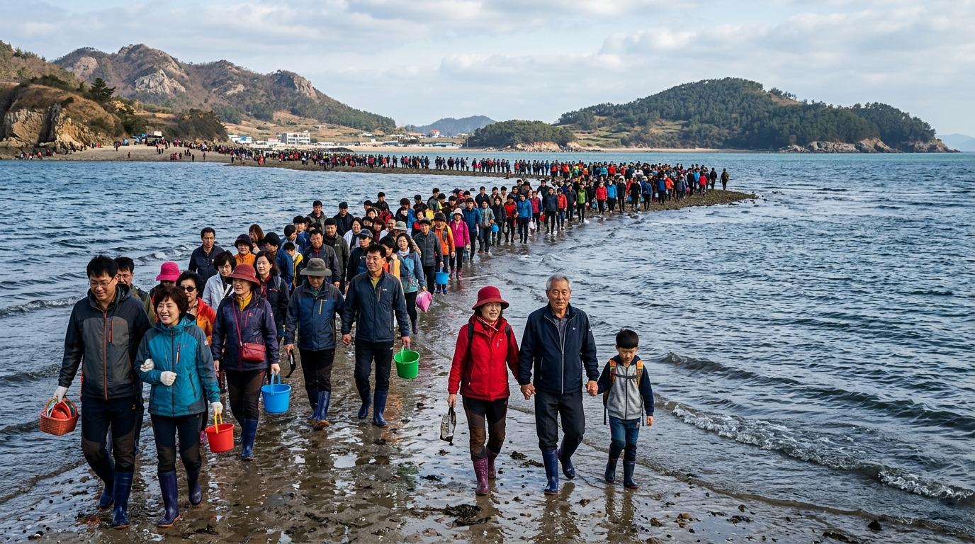 진도 신비의 바닷길