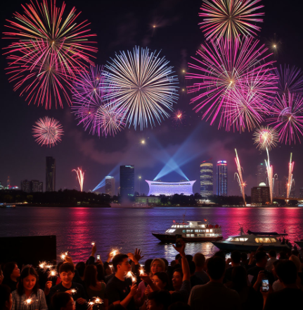 여의도불꽃축제그림