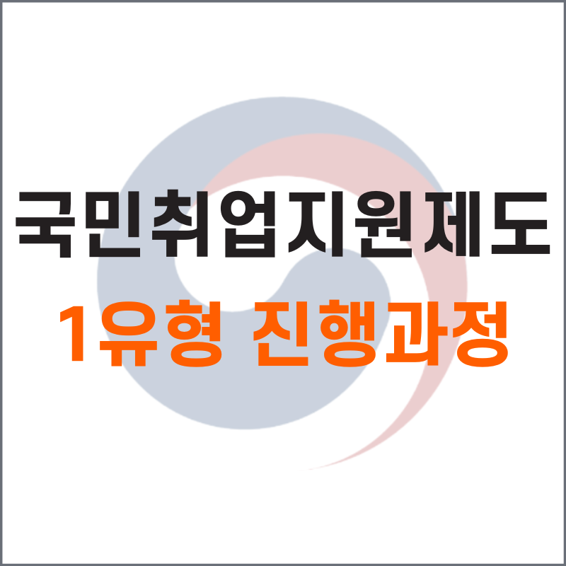 국민취업지원제도 1유형