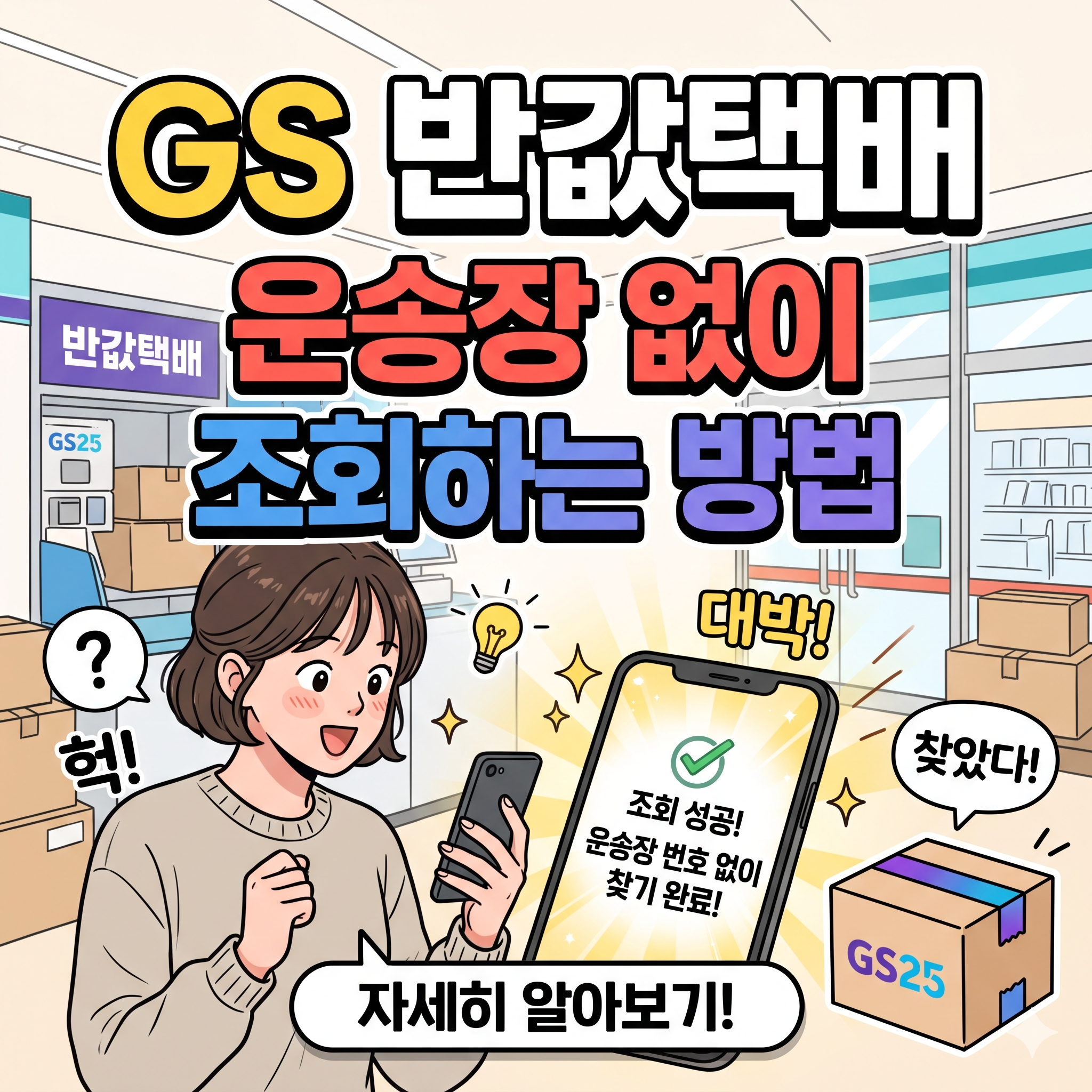 GS반값택배 운송장 없이 조회하는 방법 5가지❘번호 분실해도 바로 확인