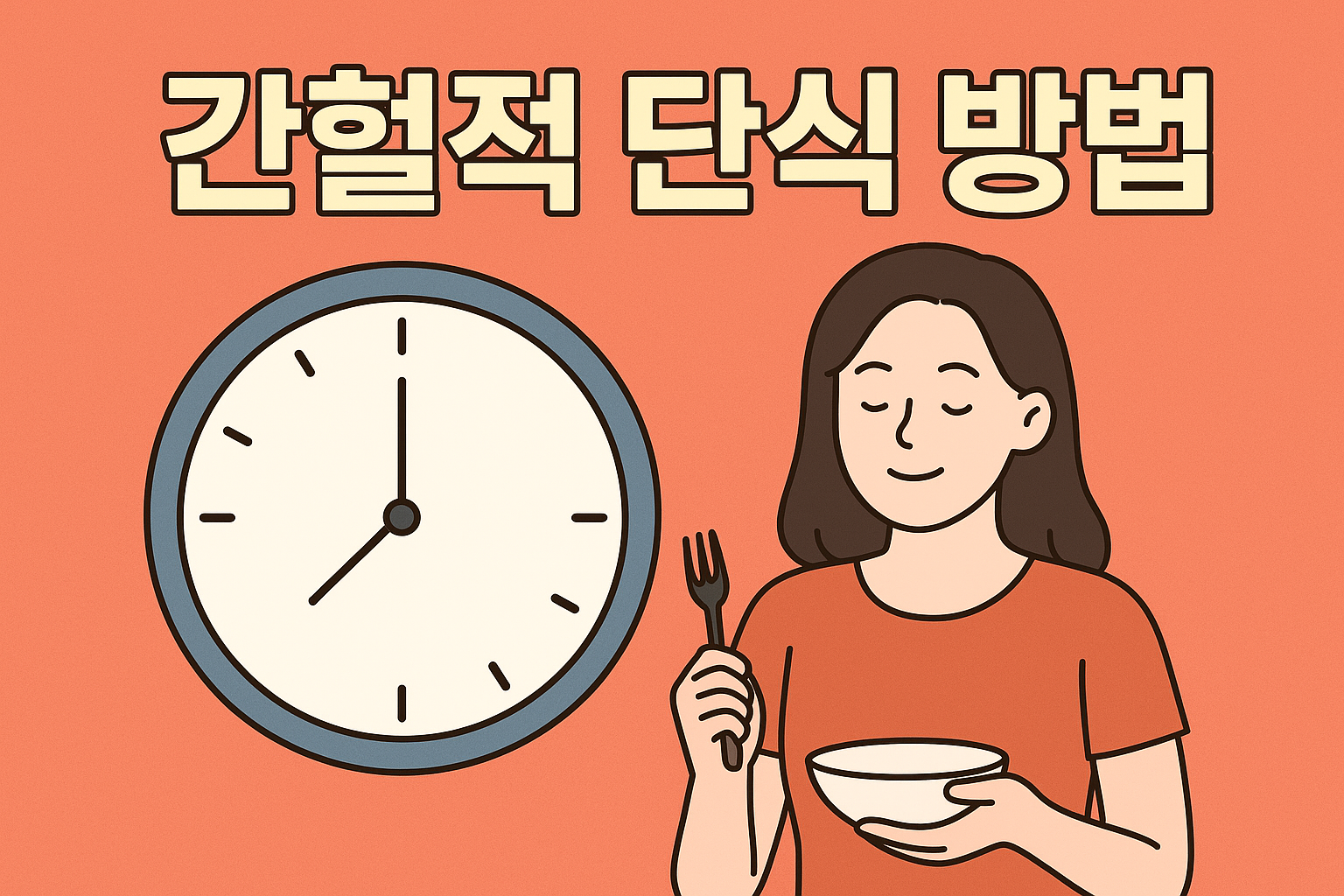 간헐적 단식 방법/ 더 늦기 전에 지금 시작하세요.
