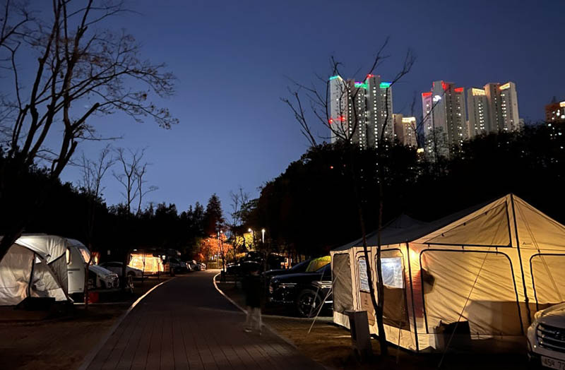 수원 광교호수공원 가족캠핑장 소개