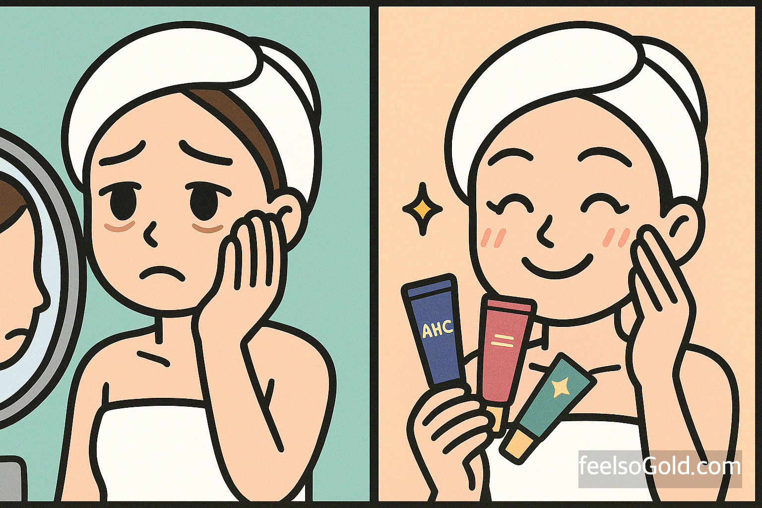 주름개선 아이크림 3대장 완벽비교! 유세린 vs AHC vs 센텔리안24 최신 효과분석 (2025년)