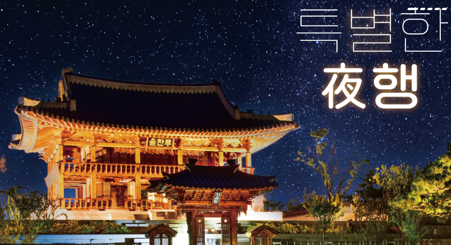 국립세종수목원-야간개장-포스터