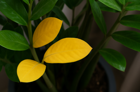 금전수 잎이 노랗게 변하는 이유