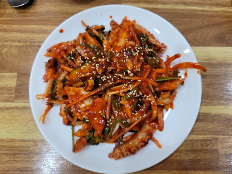송학낙지회관 - 낙지초무침2
