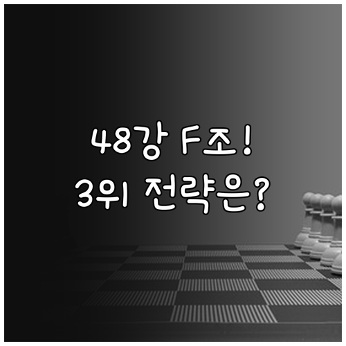 역대 최대 48강 월드컵 F조 전력 ..