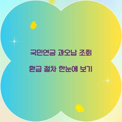 국민연금 과오납 조회