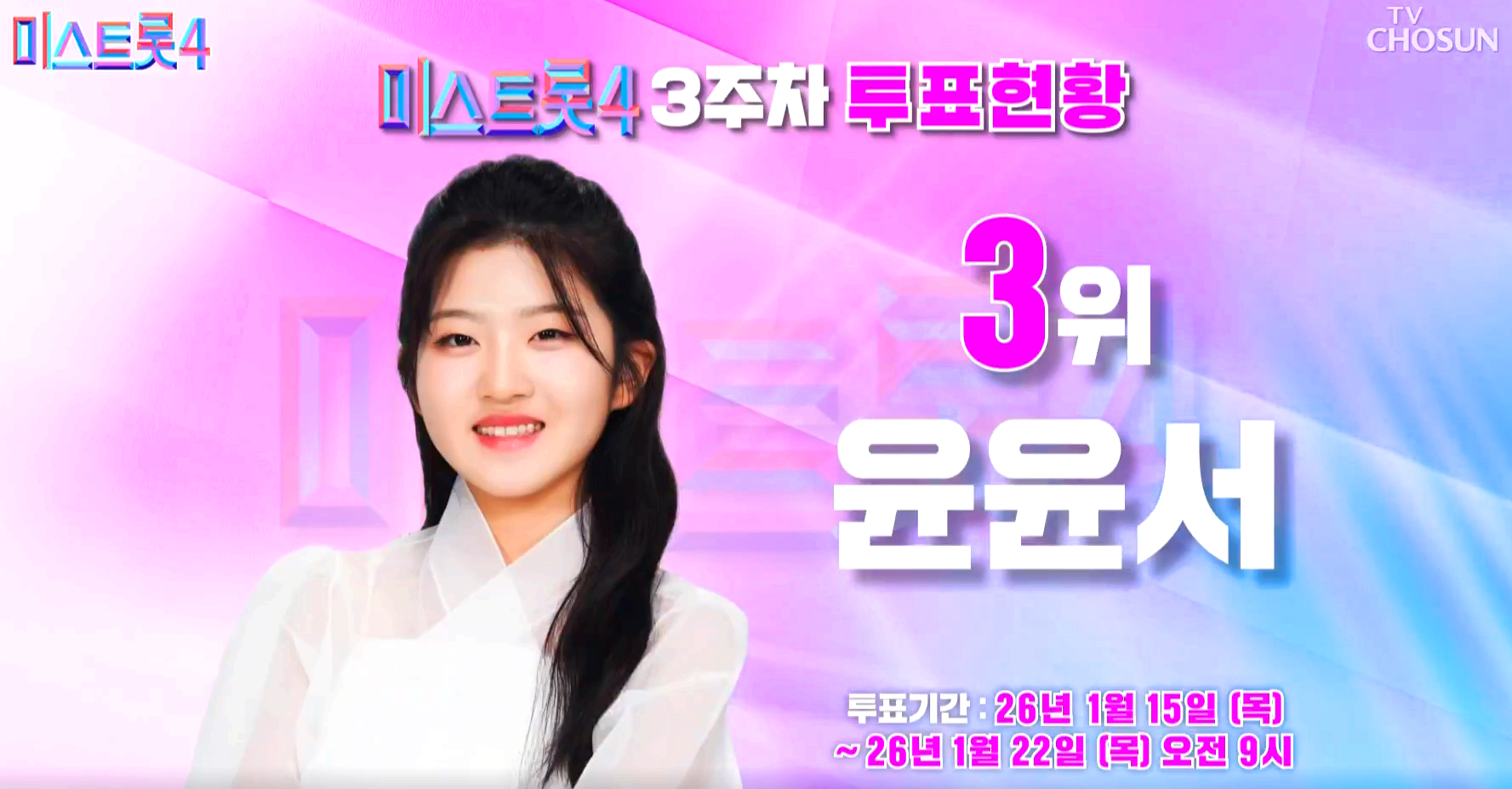 미스트롯 4 대국민 응원투표