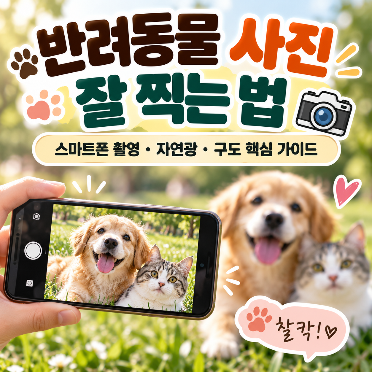 반려동물 사진 잘 찍는 법