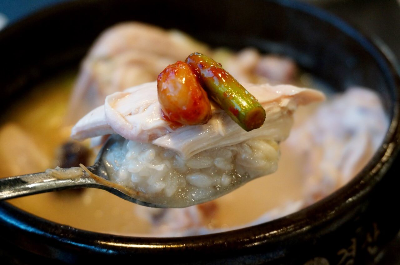 삼계탕과반찬