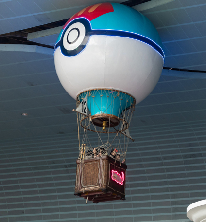 체험 어트랙션 포켓몬 풍선비행
