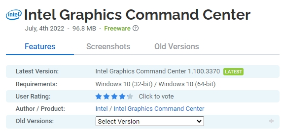 Intel-Graphics-Command-Center