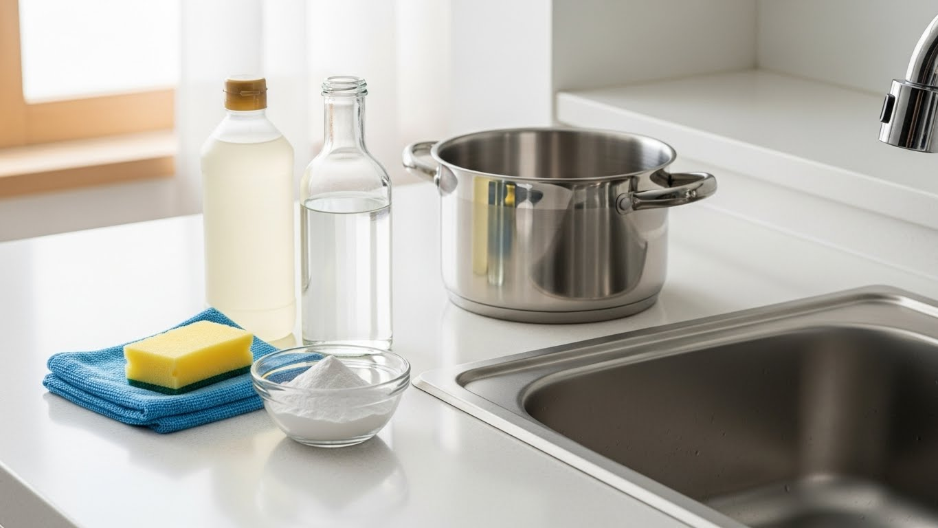 스테인리스 연마제 제거