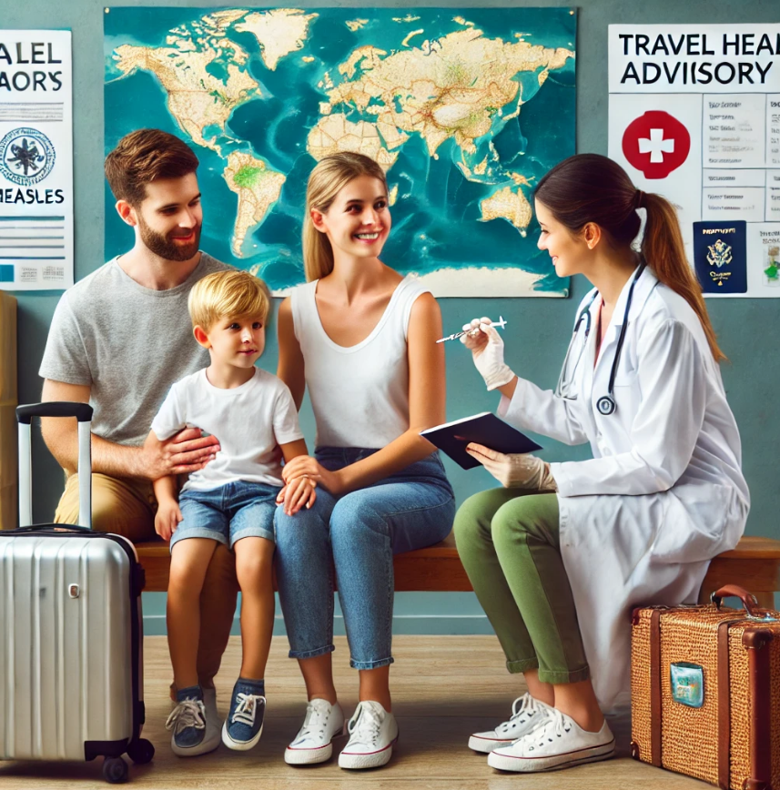 홍역 다발 지역, 여행 전 대비법