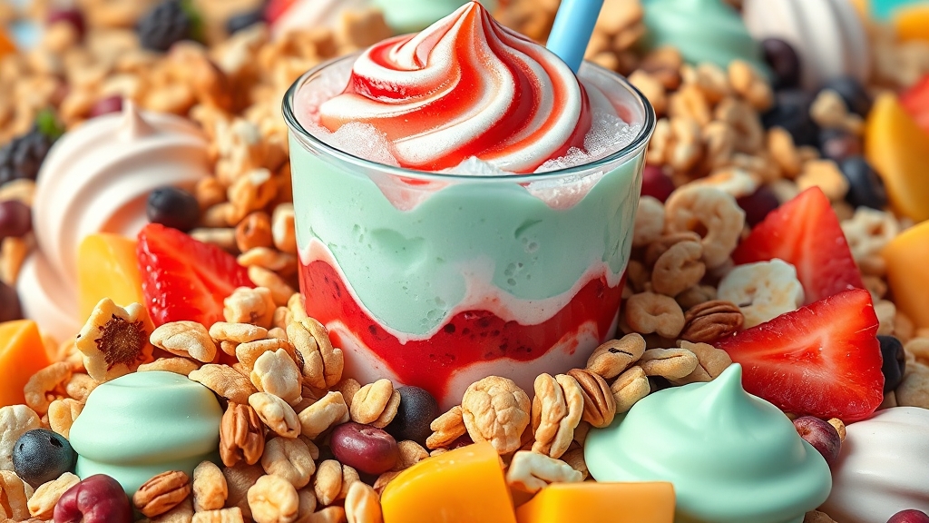 인기 메뉴 맛 비교 분석! (popart 스타일)