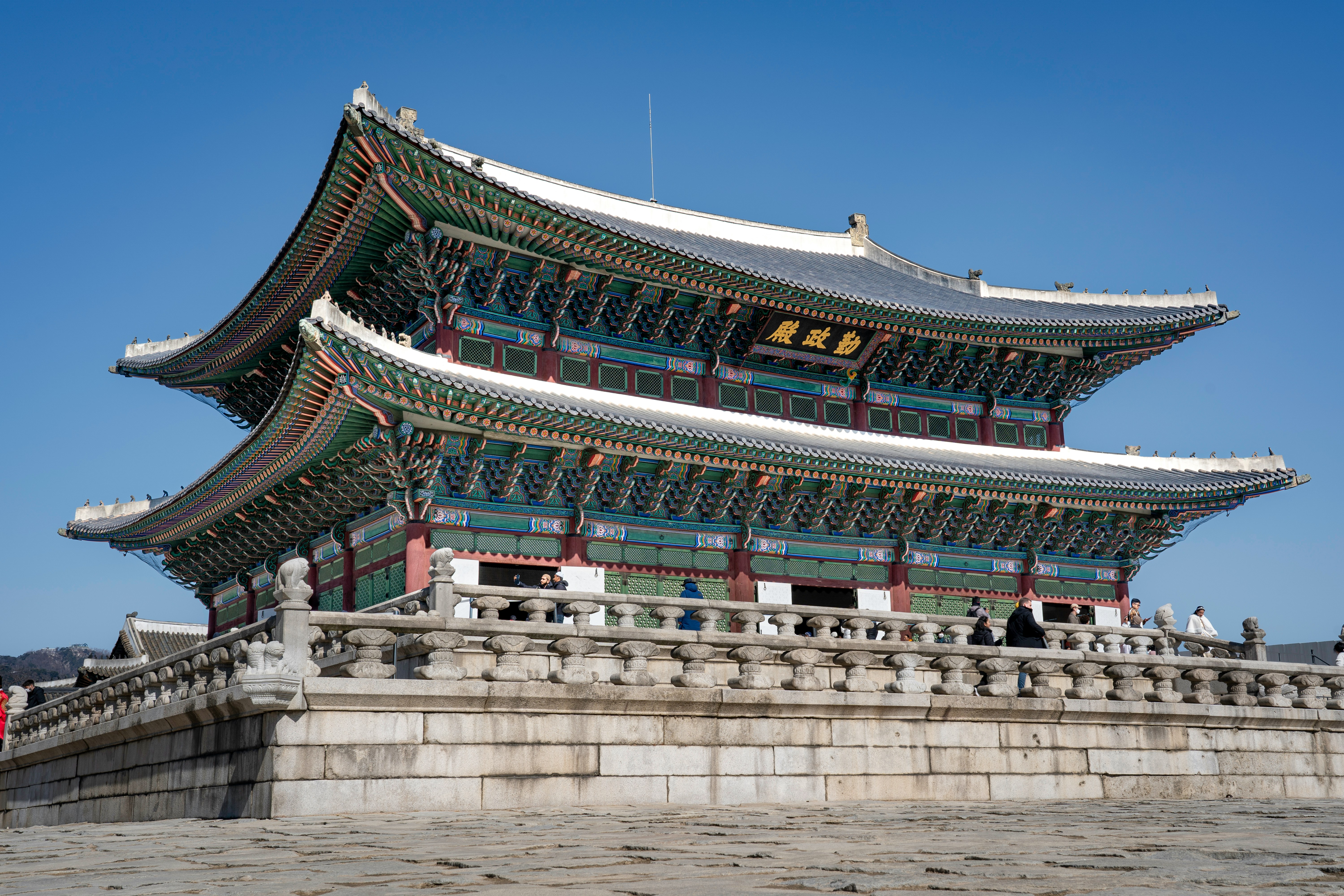 한국의 경복궁 예시