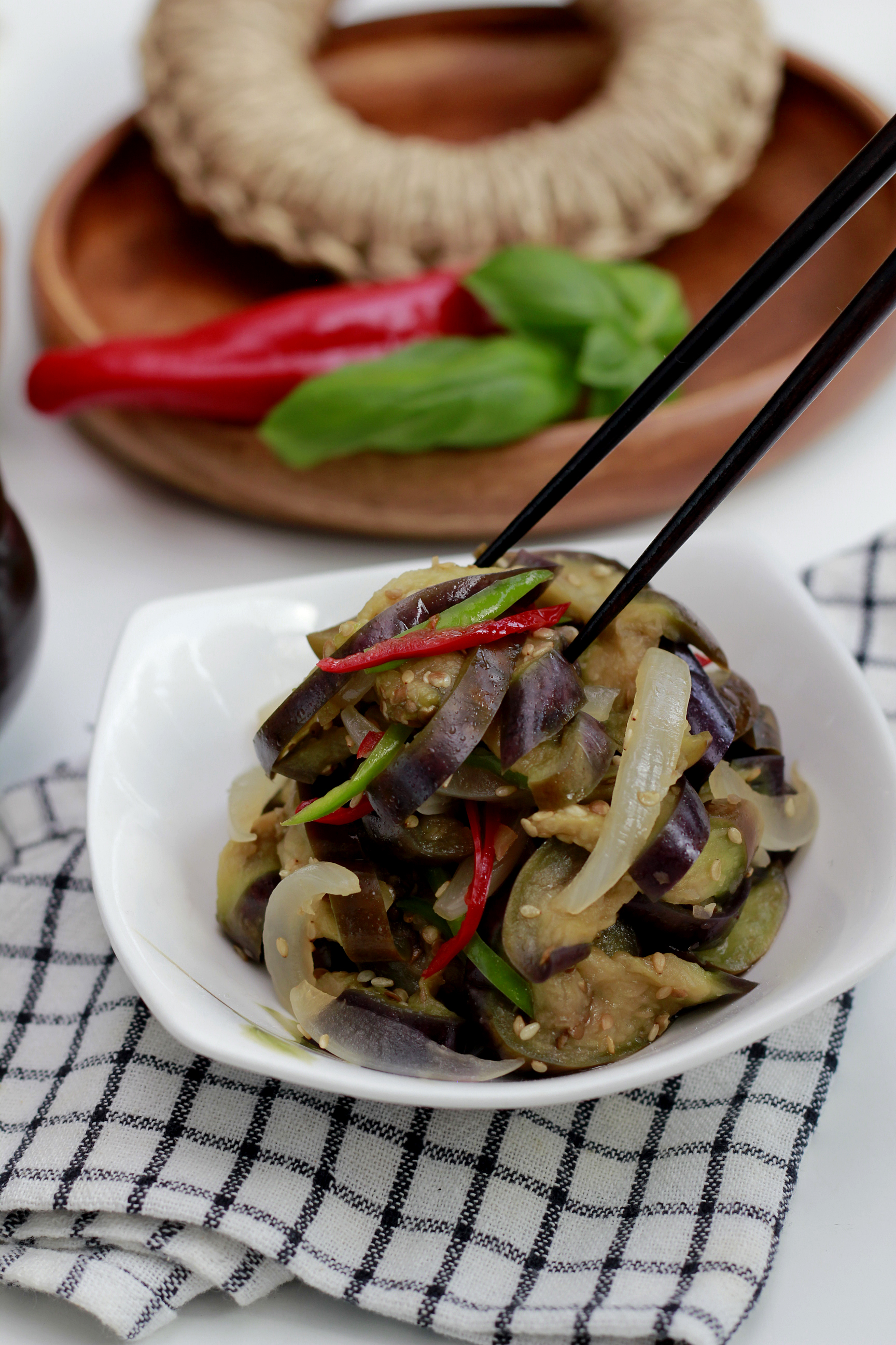 가지무침_찐가지나물무침