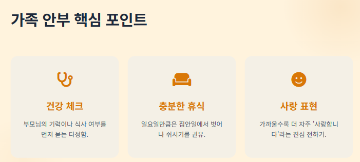 일요일 아침 인사말