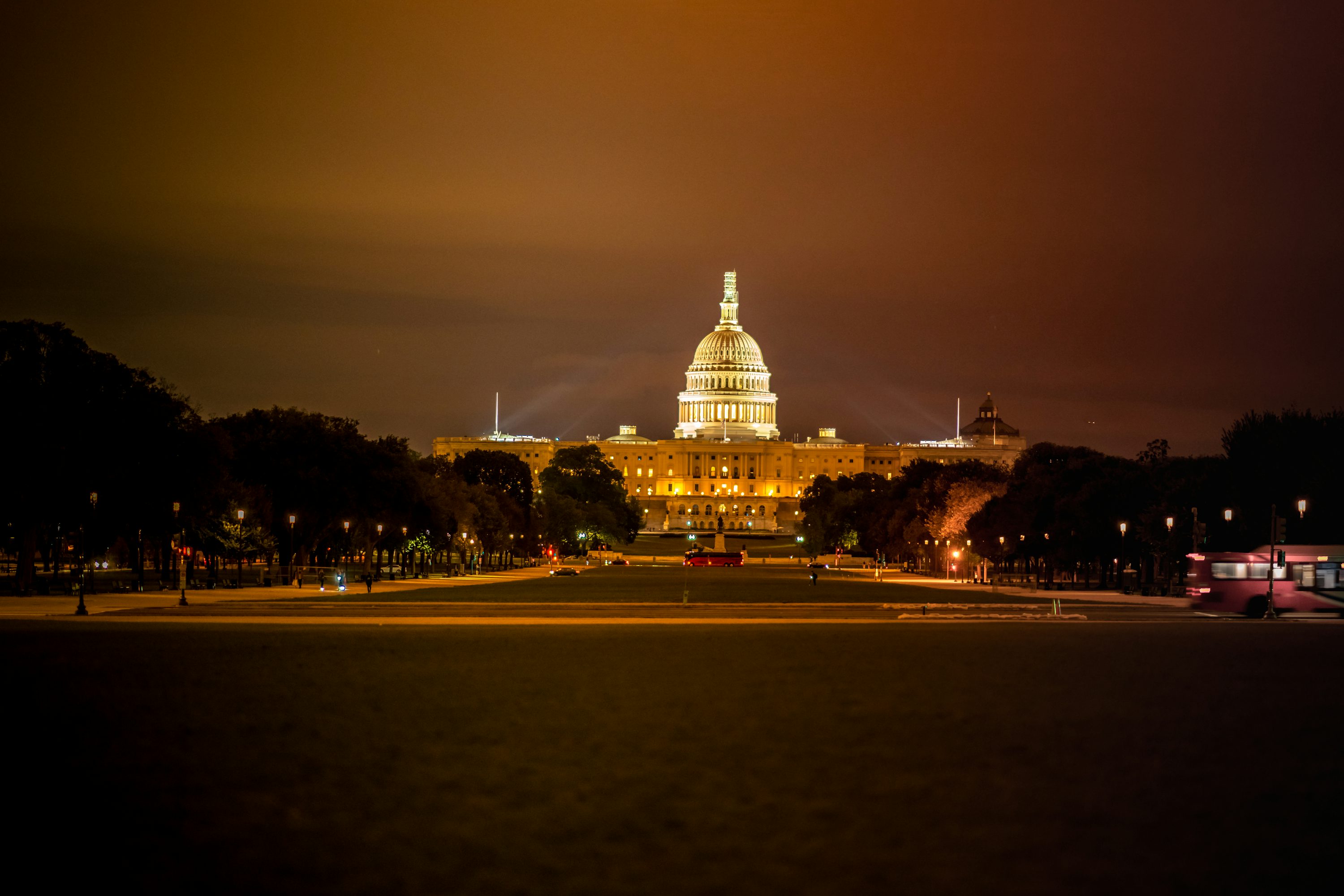 U.S. Capitol Night Scene