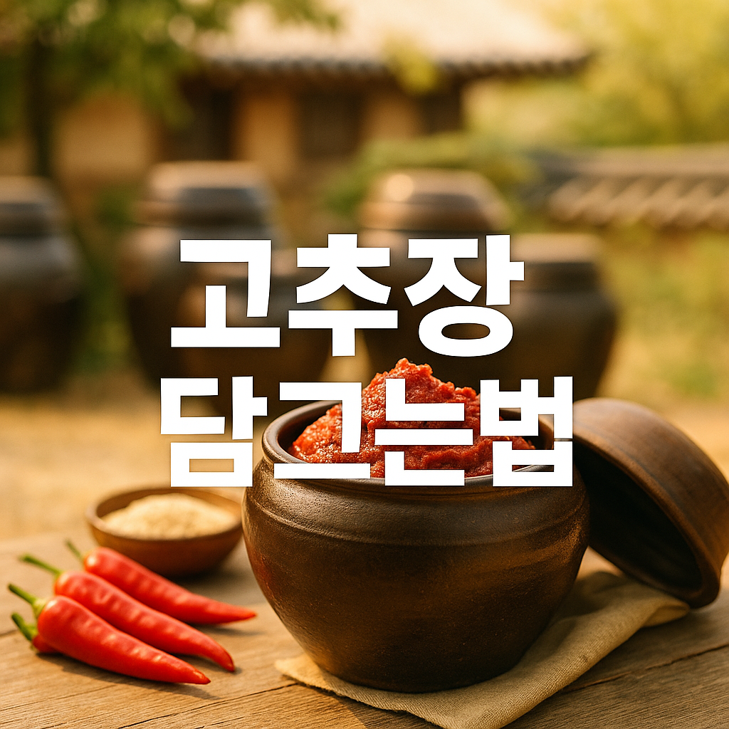 고추장 담그는법
