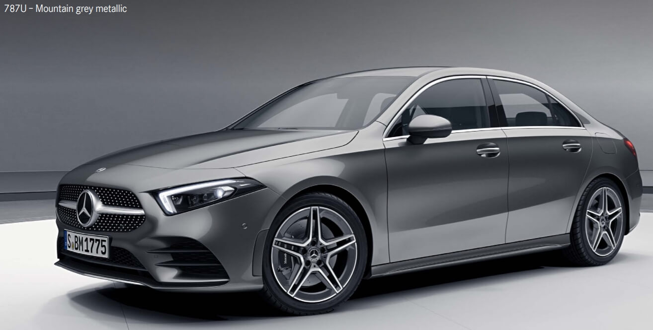 Mountain grey metallic(색상 코드 : 787) amg a 35 색상코드 - Mountain grey metallic(색상 코드 : 787)