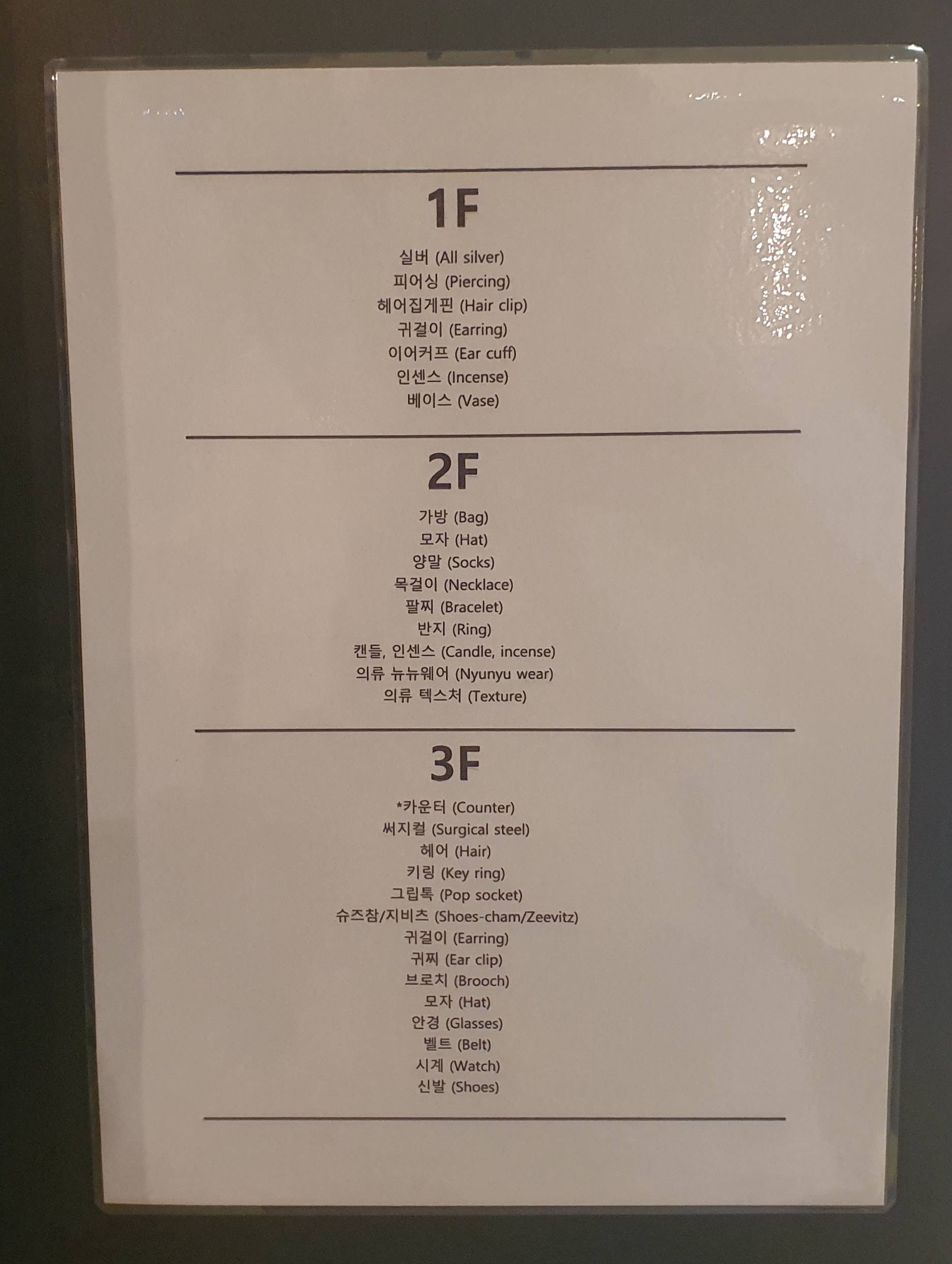 뉴뉴-층별안내
