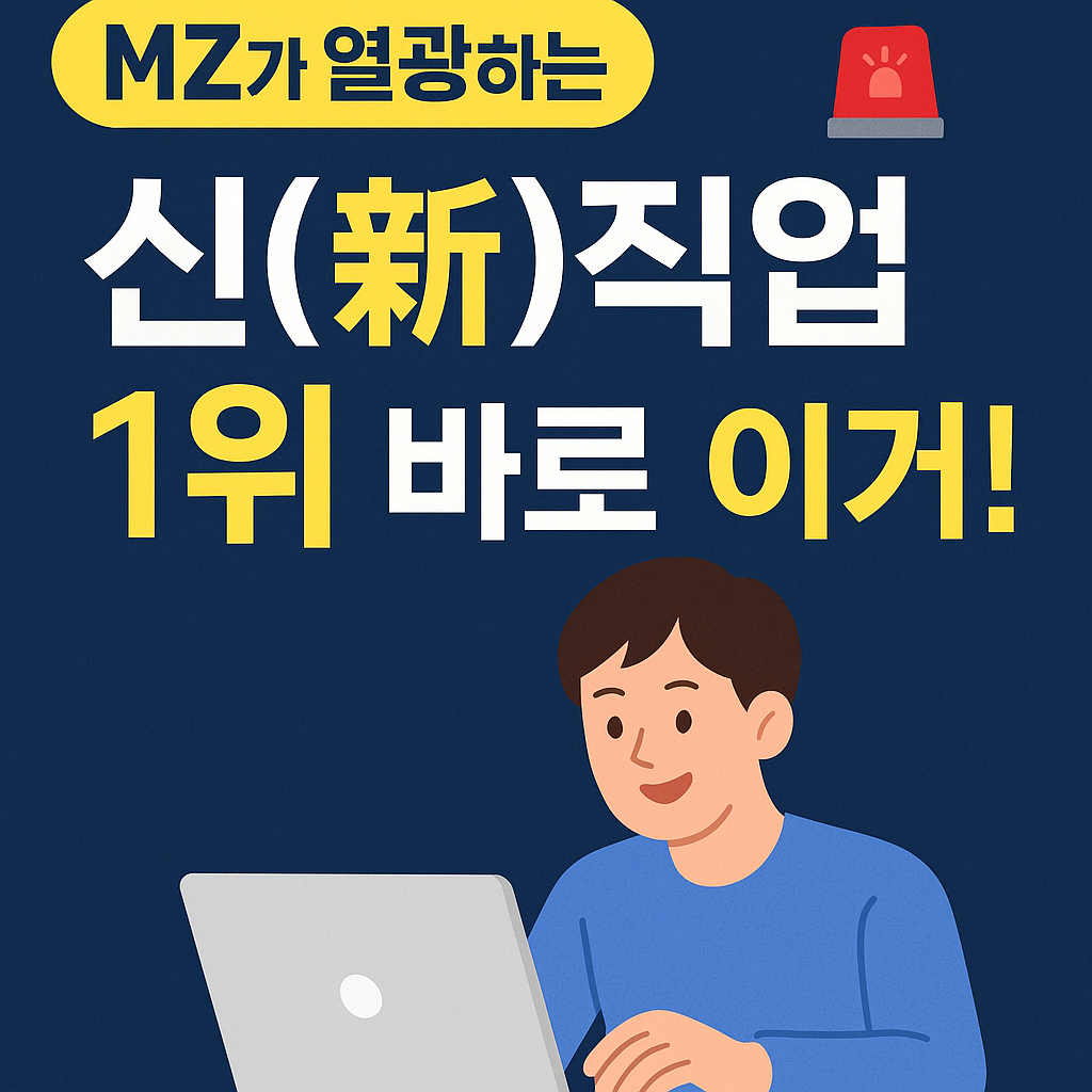 MZ가 열광하는 신(新)직업 1위, 바로 이거!