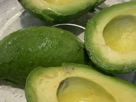 과카몰리 아보카도 과육 분리