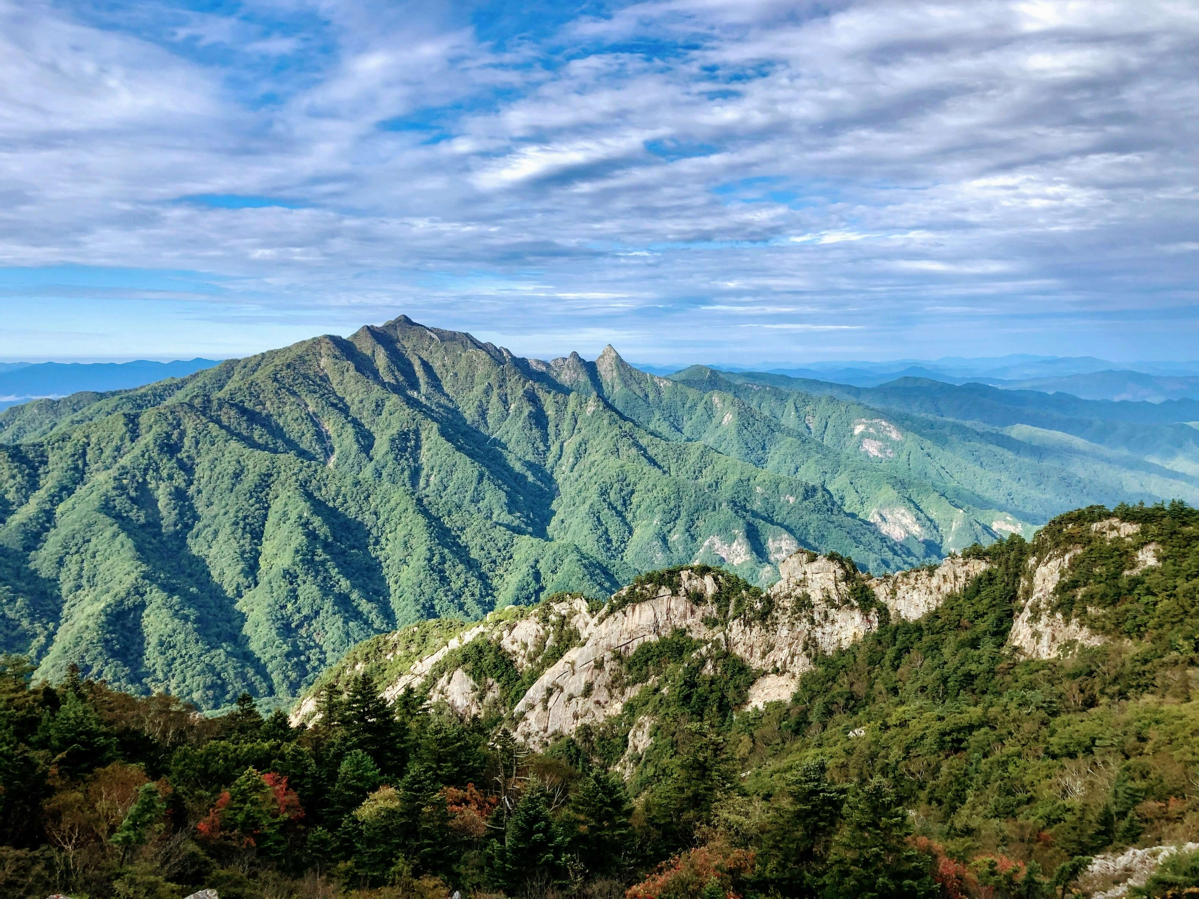 한국 100대명산 지도