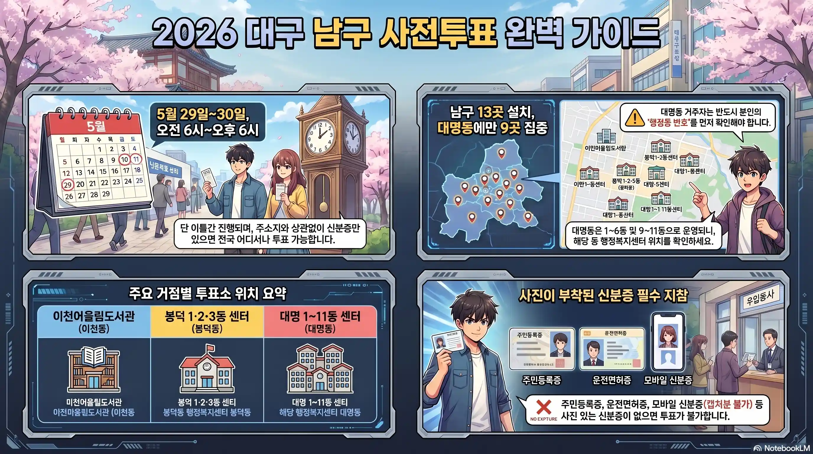 2026 대구 남구 사전투표 핵심 가이드