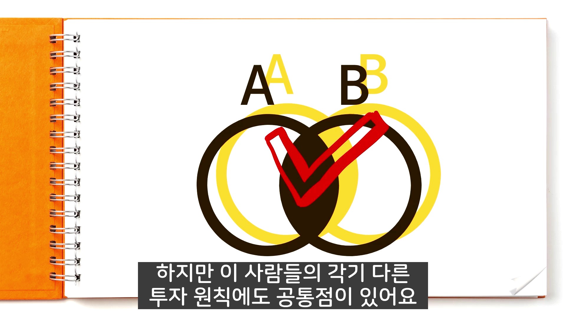 각기 다르지만 공통점이 있다