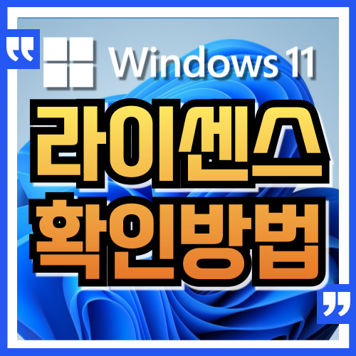 윈도우11 라이센스 OEM, Retail, Volume 차이와 확인 방법