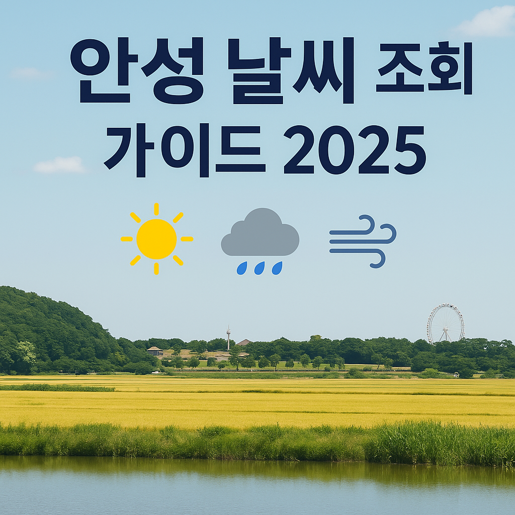 안성 날씨