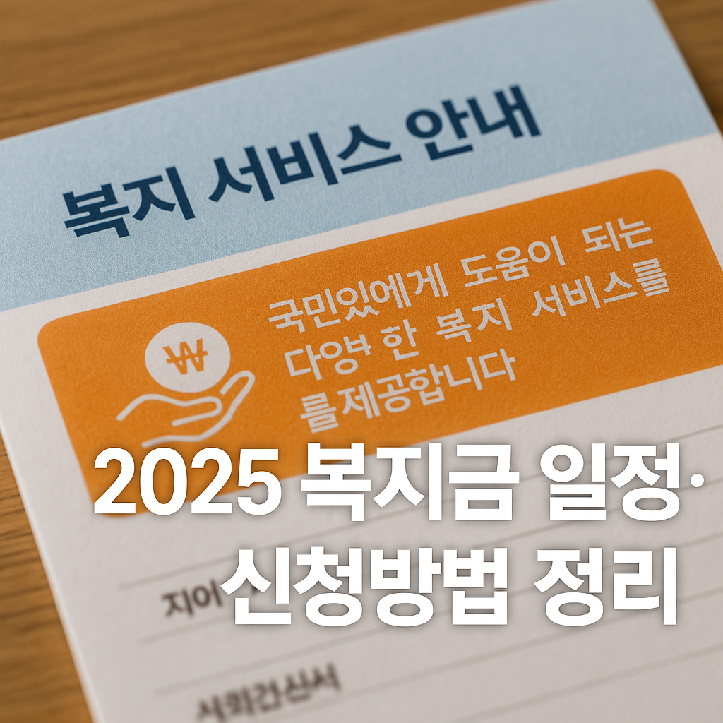 2025 복지금 일정&middot;신청방법 정리 (출생년도 요일제 꼭 확인!) 관련 이미지