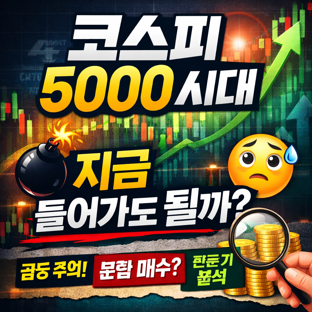 코스피 5000 돌파! 지금 투자해도 될까?