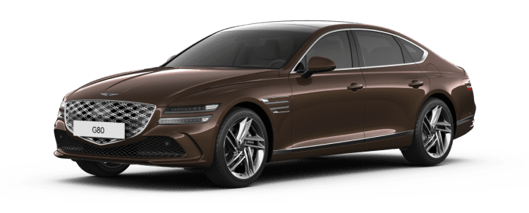 제네시스 G80 부분변경 색상: 브루클린 브라운