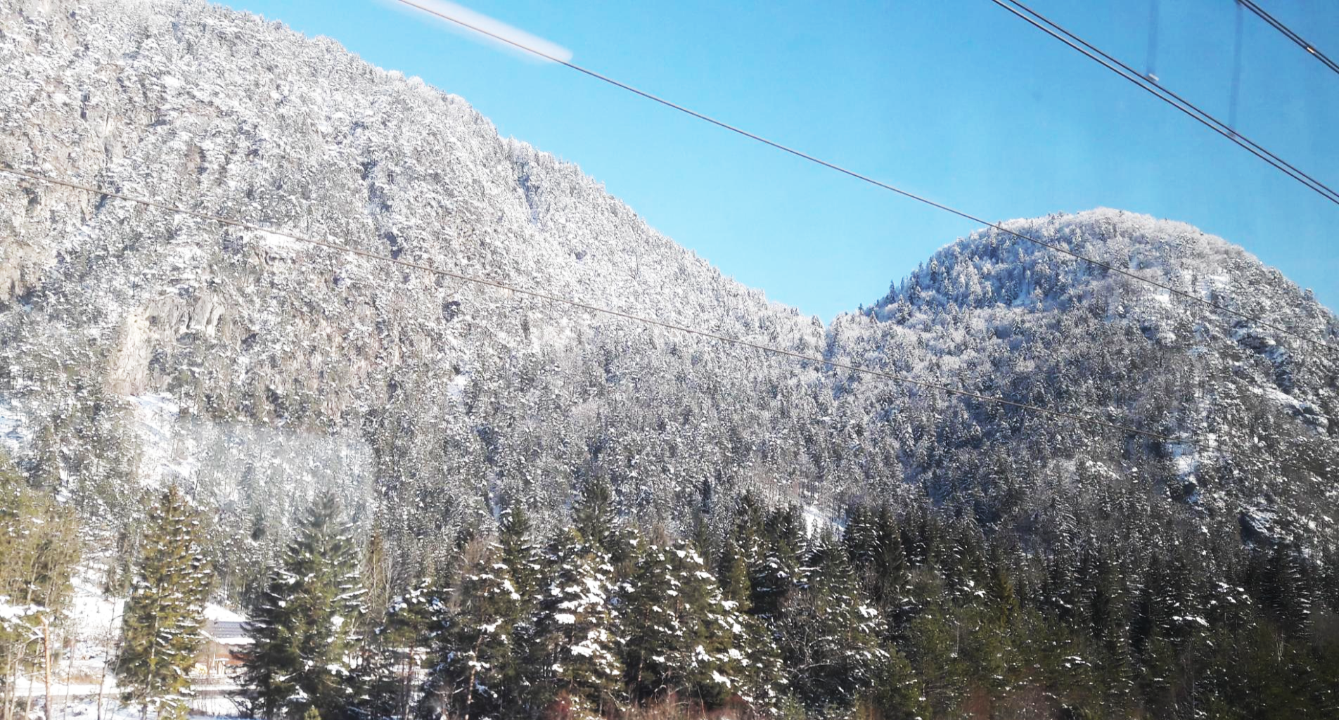 이탈리아 국경 설산