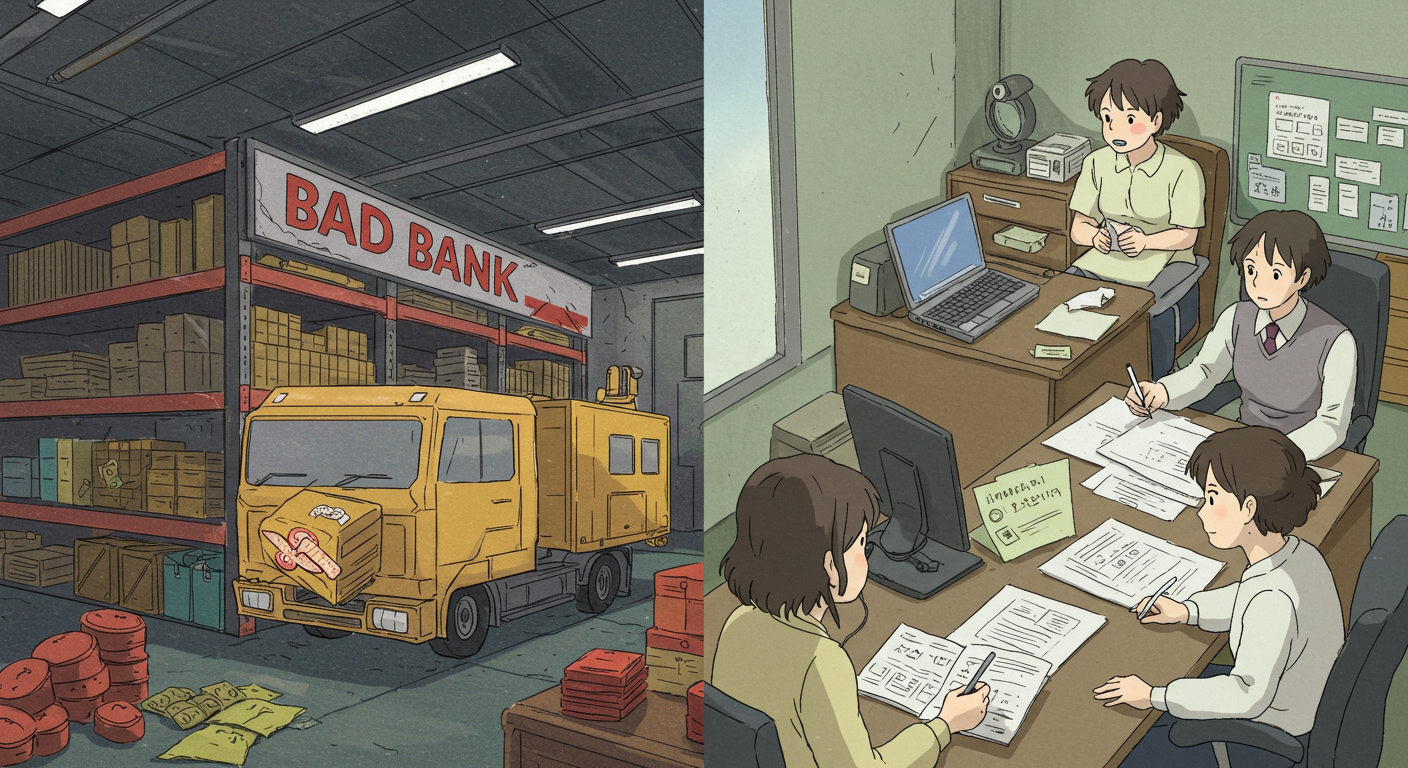 배드뱅크와 신복위 비교 그림