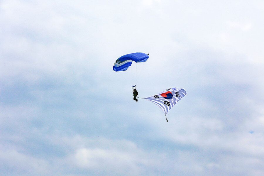 2019사천에어쇼 고공강하시범